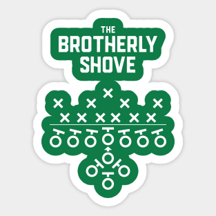 The Philadelphia Eagles Football Brotherly Shove Sticker